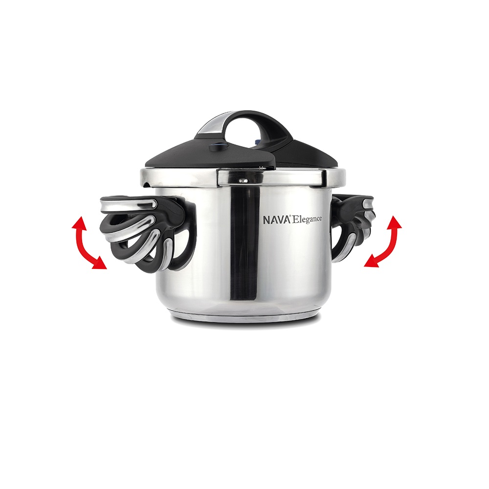 Χύτρα Ταχύτητας Ανοξείδωτη 6lt Ø22cm NAVA Elegance 10-266-003 - 2