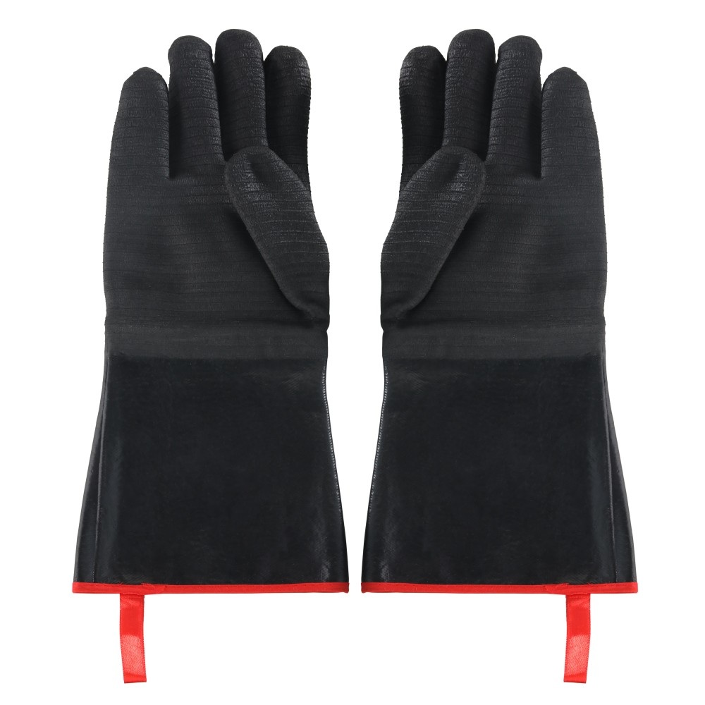 Γάντια Φούρνου Neoprene Μαύρα Ζεύγος Υψηλής Αντοχής 300C 43cm GTSA 38-704 - 