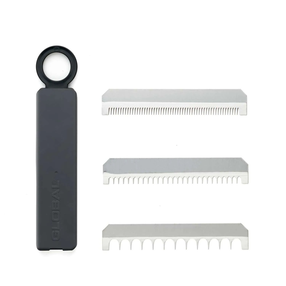 Μαντολίνο Ρυθμιζόμενο Ανοξείδωτο 64mm με 3 Λεπίδες Julienne Global GSL-64/BC - 3