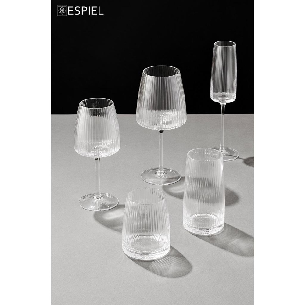 Ποτήρι Ουίσκι Dizzy 450ml Γυάλινο ESPIEL LEG244 - 2