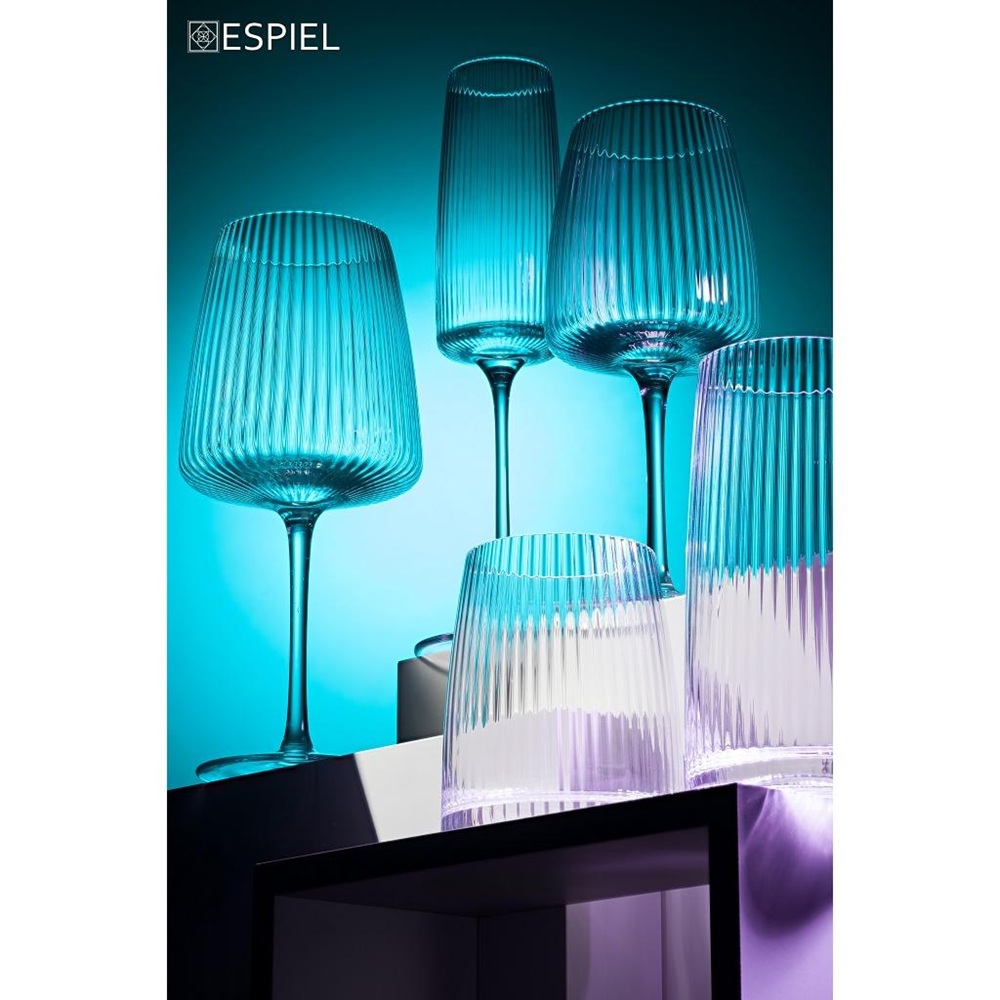 Ποτήρι Ουίσκι Dizzy 450ml Γυάλινο ESPIEL LEG244 - 3