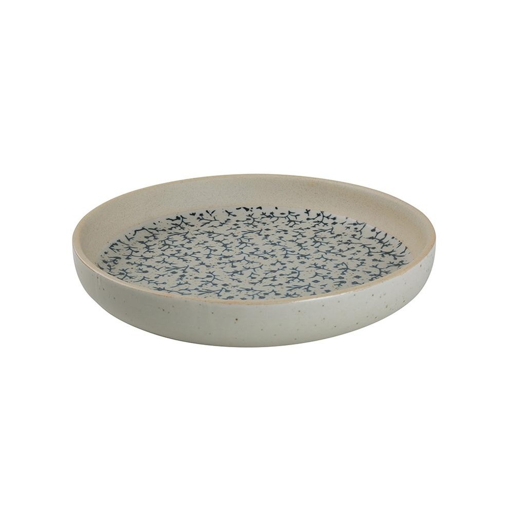 Πιάτο Βαθύ Nordic/Step Πορσελάνης Blueberry 21x21x3,8cm ESPIEL VRA306 - 