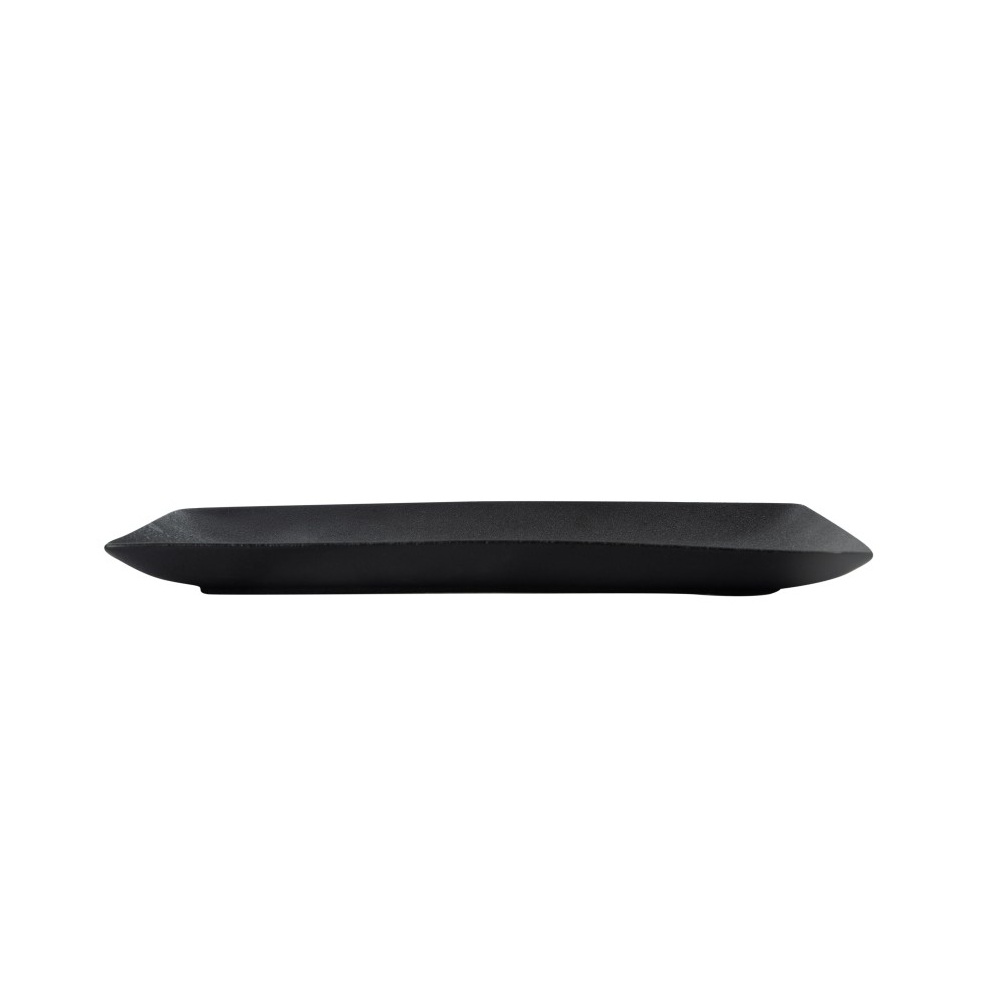 Πιατέλα Ορθογώνια Πορσελάνης Μαύρη Volcanic 21x10,5 cm GTSA 66-4321 - 2