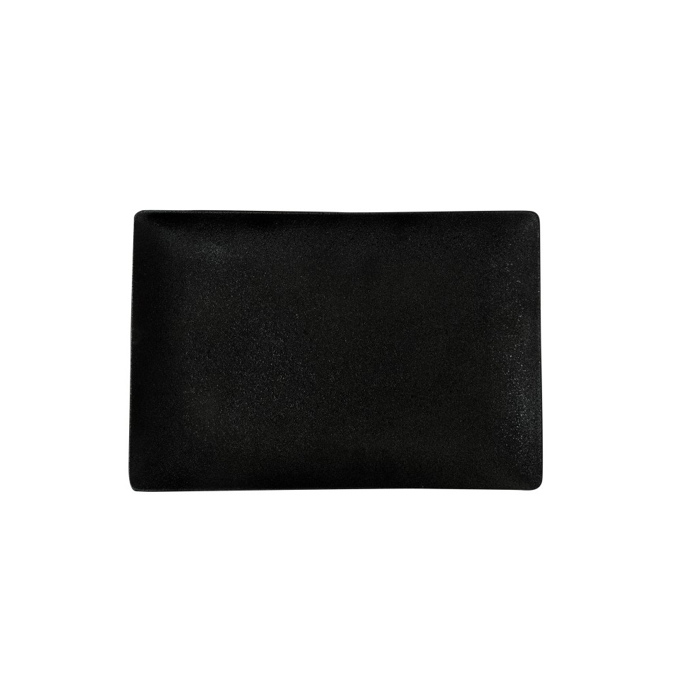 Πιατέλα Ορθογώνια Πορσελάνης Μαύρη Volcanic 31x21 cm GTSA 66-4331 - 