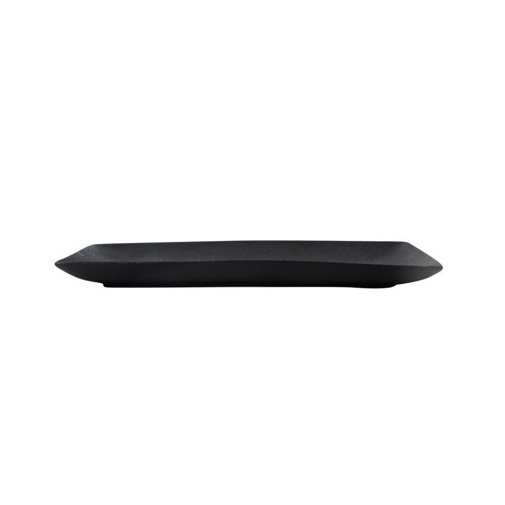 Πιατέλα Ορθογώνια Πορσελάνης Μαύρη Volcanic 31x21 cm GTSA 66-4331 - 2