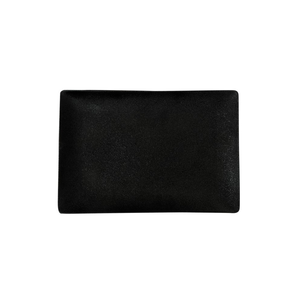 Πιατέλα Πορσελάνης Ορθογώνια Μαύρη 36x24cm Volcanic GTSA 66-4336 - 