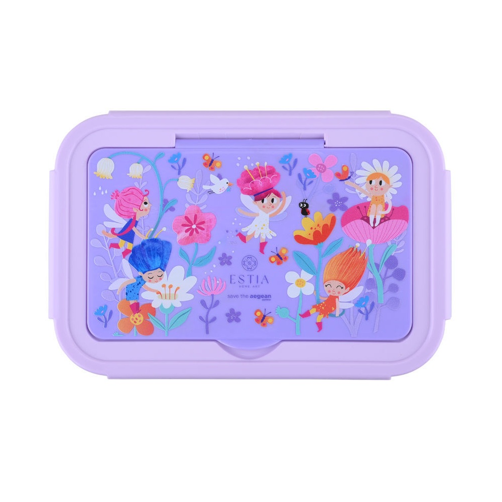 Παιδικό Φαγητοδοχείο Πλαστικό Fairy Tales 1400ml 20x13,2x7cm Estia Save the Aegean 01-34320 - 2