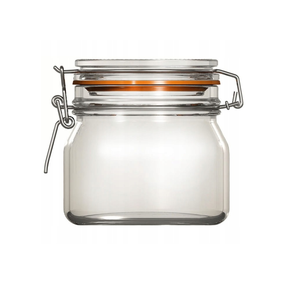 Βάζο Γυάλινο Με Καπάκι Econ Round 500ml Ø13,35xH10,9cm Uniglass 22504 - 