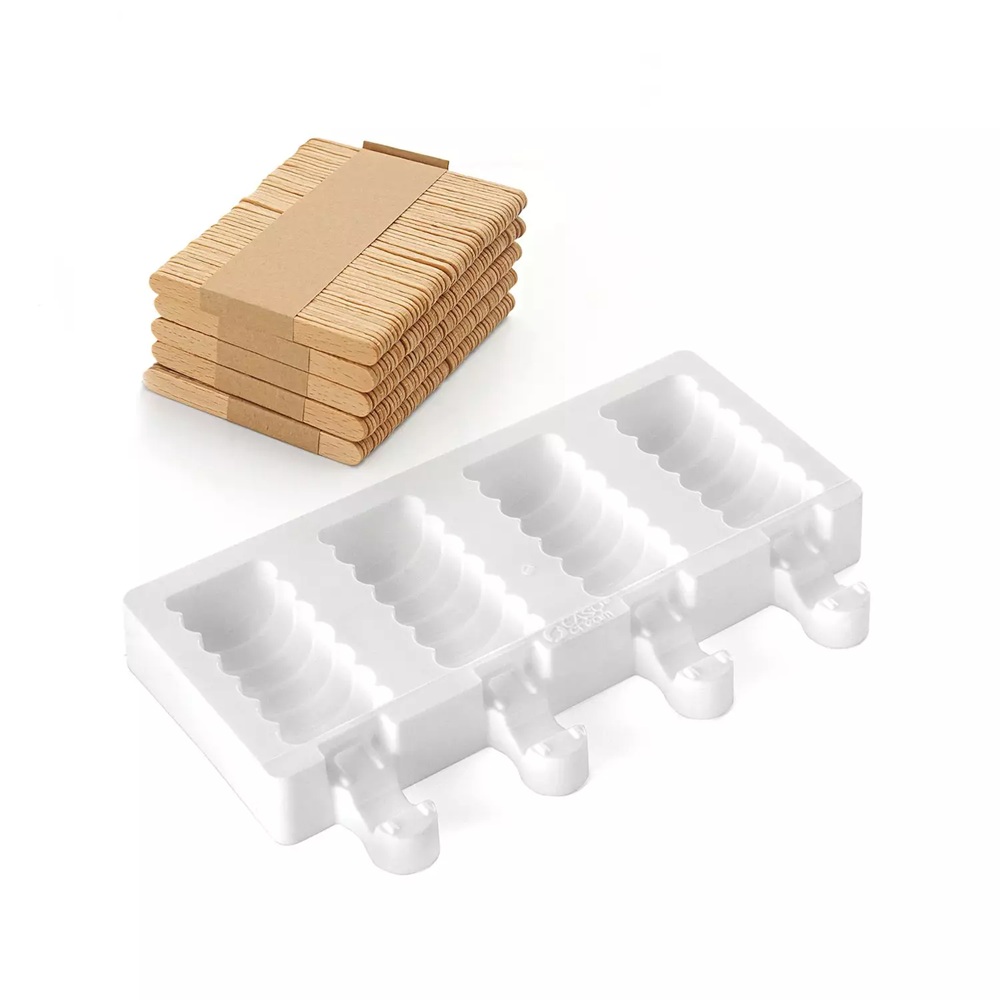 Καλούπι Σιλικόνης για Mini Παγωτό 4 Θέσεων 67x33x22χιλ Mini Tango Silikomart GEL04M 22.344.87.0065 - 