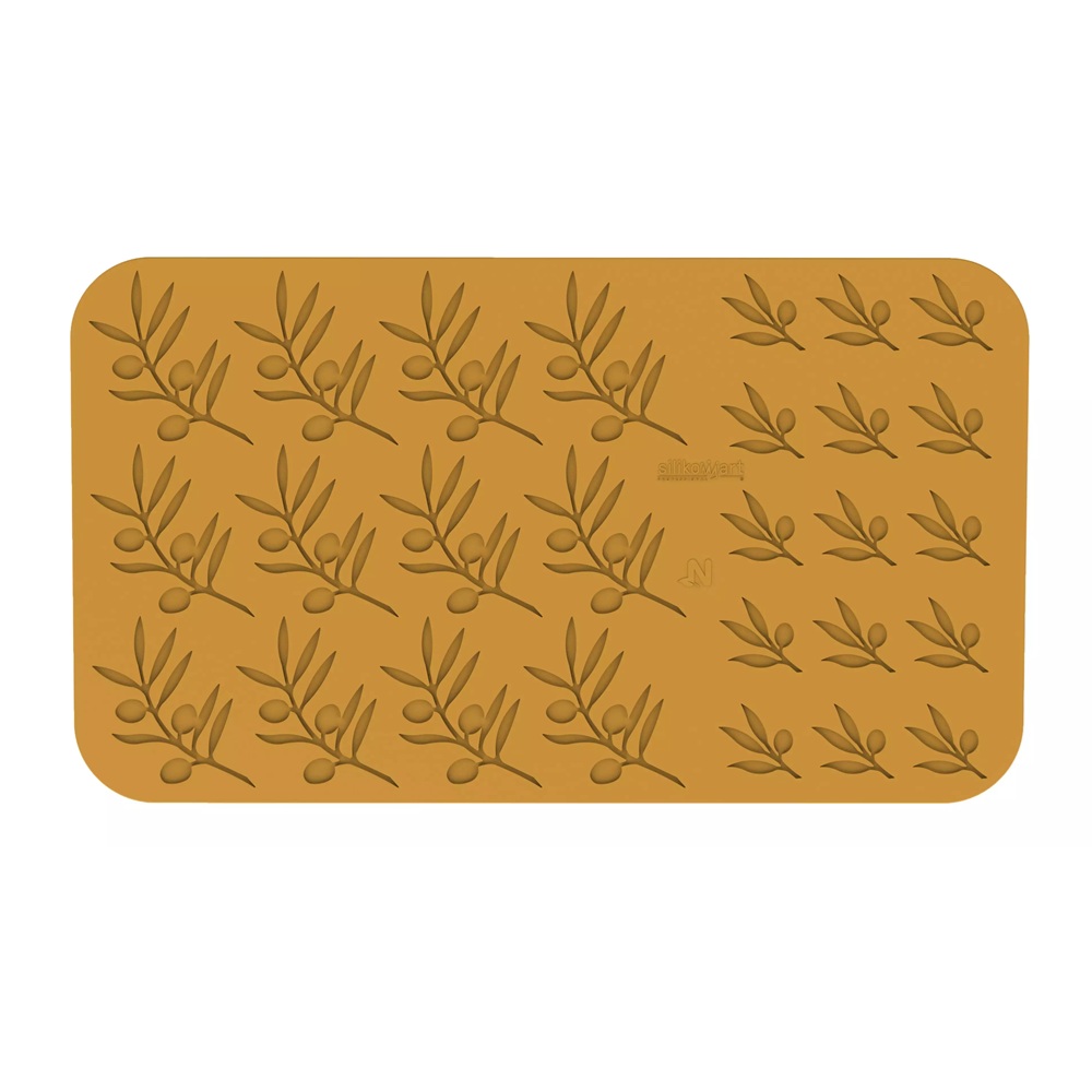 Ματ Σιλικόνης Διακόσμησης Φύλλο Ελιάς Ulivo Silikomart 33.332.36.0065 - 
