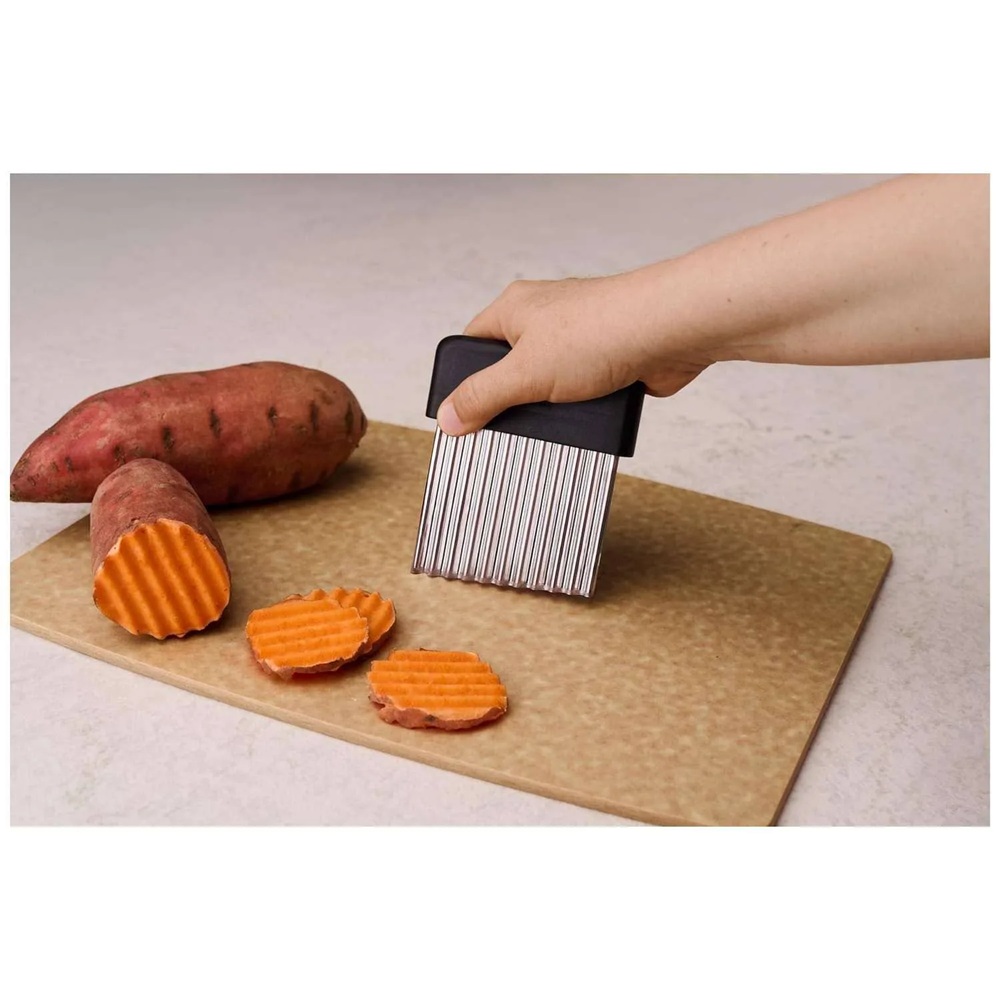 Κόφτης Πατάτας Γκοφρέ Ανοξείδωτος Μαύρος Victorinox 7.6092.3 - 2