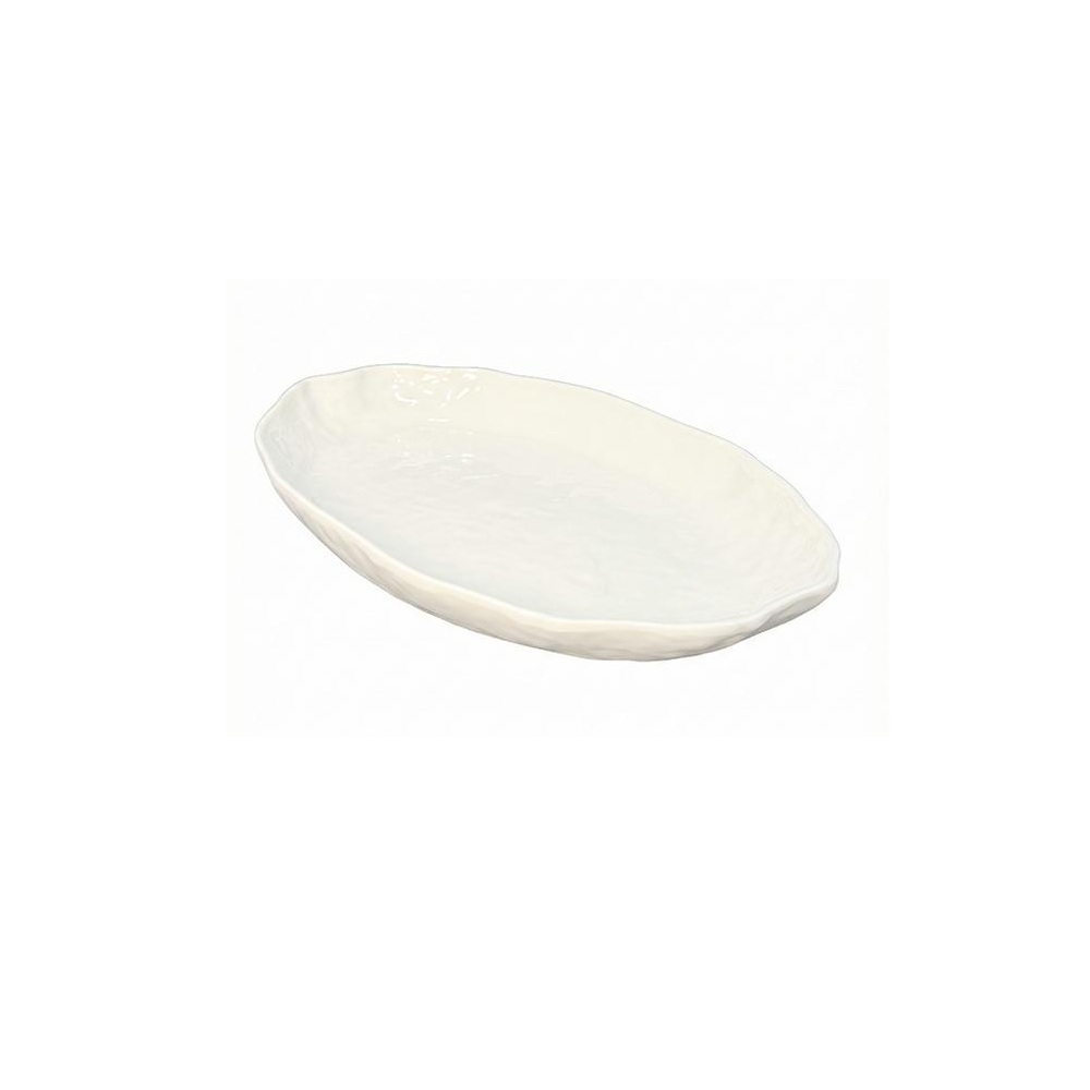 Πιάτο Οβάλ Μελαμίνης Ivory 17x9,5cm Celine Tria MLC2524 - 