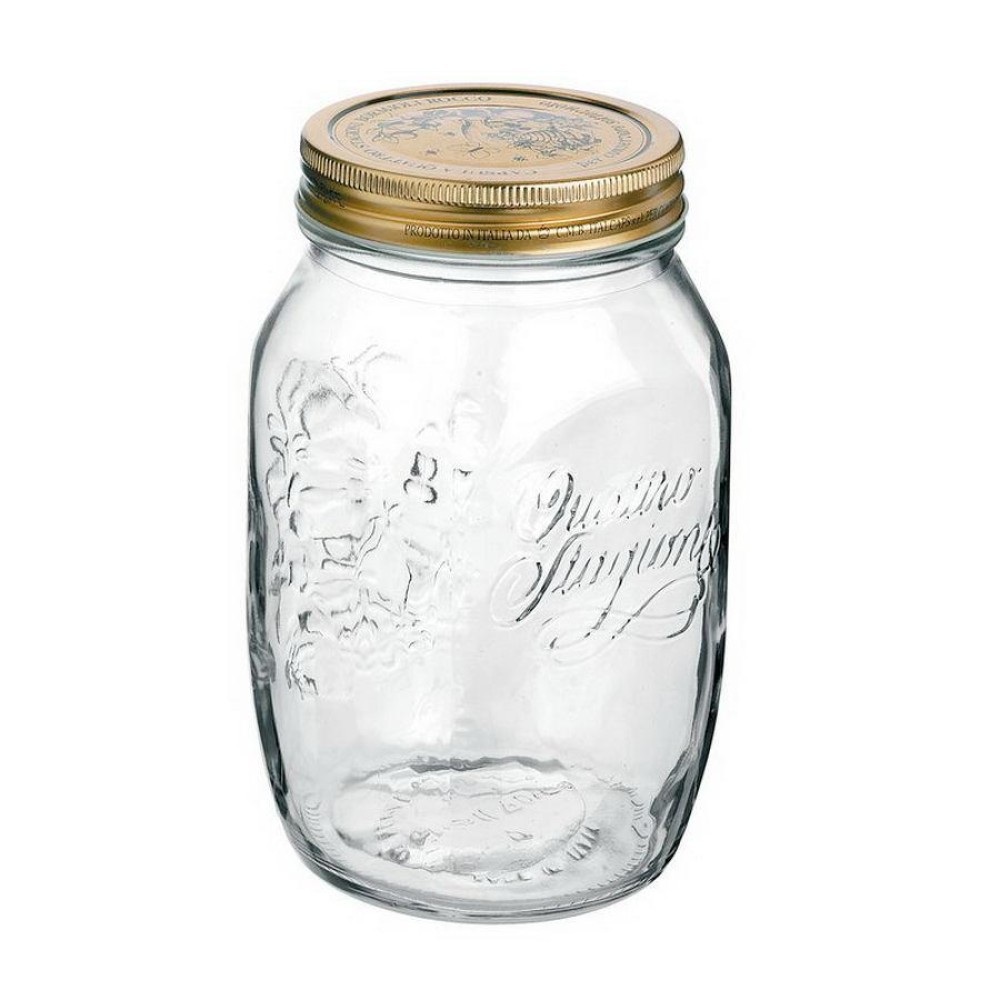Βάζο Τροφίμων Γυάλινο Διάφανο 500 ml Quattro Stagioni Bormioli Rocco BR00349750 - 