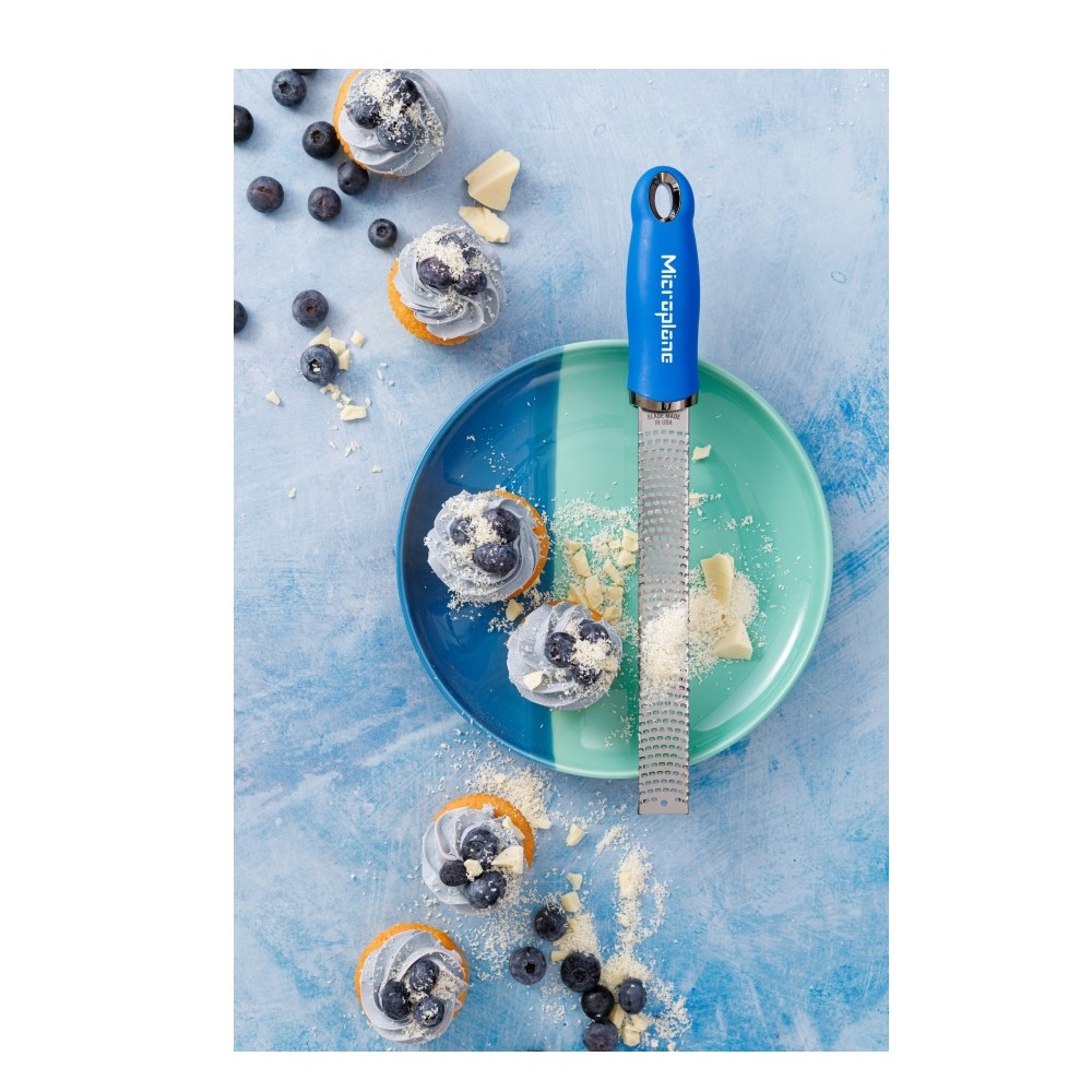 Τρίφτης Ξύσματος Ανοξείδωτος Blueberry Pop 32,5cm Microplane Premium Zester 46263E - 2