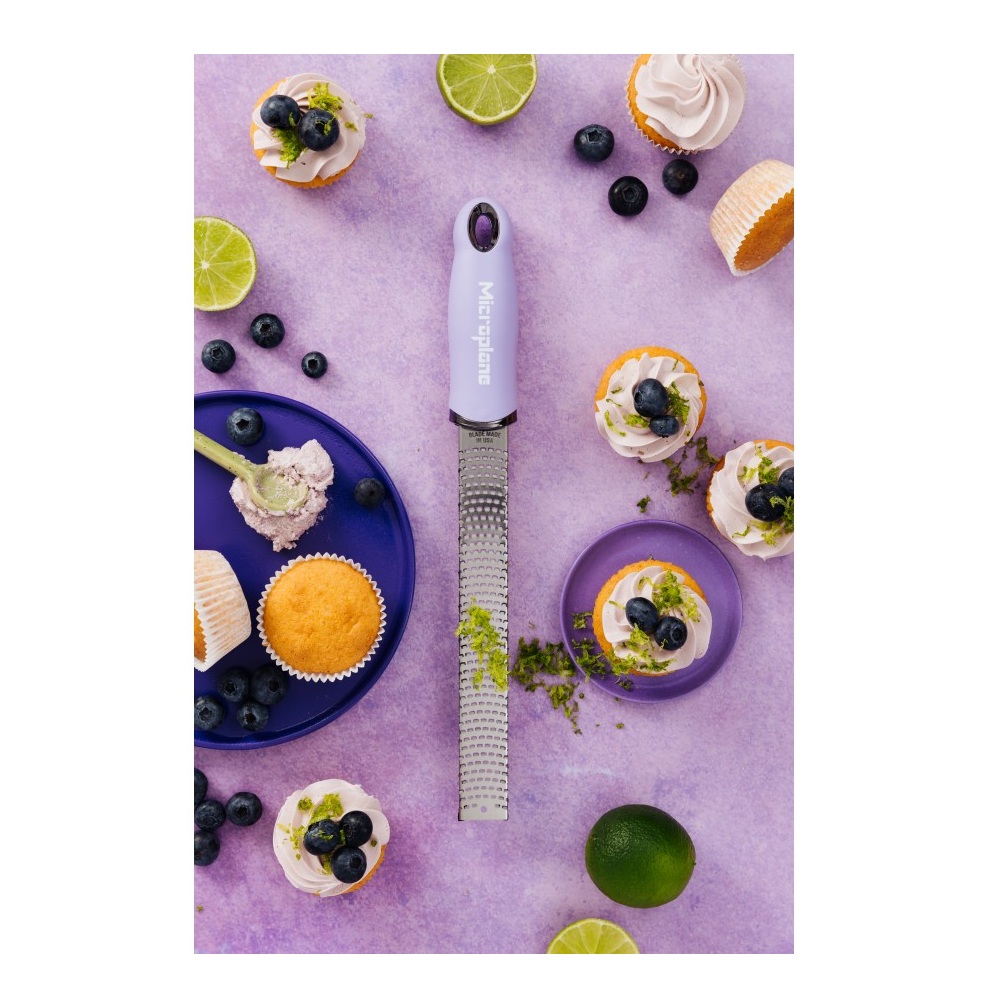 Τρίφτης Ξύσματος Ανοξείδωτος Lavender Bloom 32,5cm Microplane Premium Zester 46566E - 2