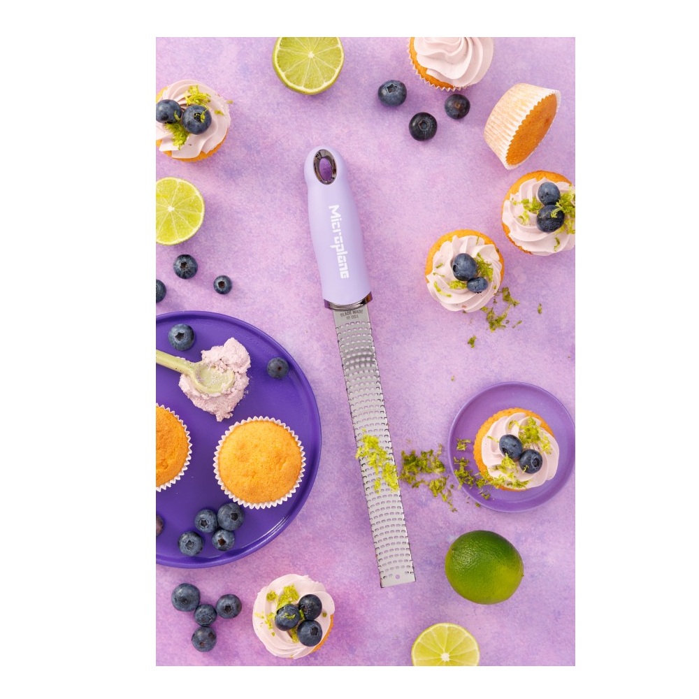 Τρίφτης Ξύσματος Ανοξείδωτος Lavender Bloom 32,5cm Microplane Premium Zester 46566E - 3