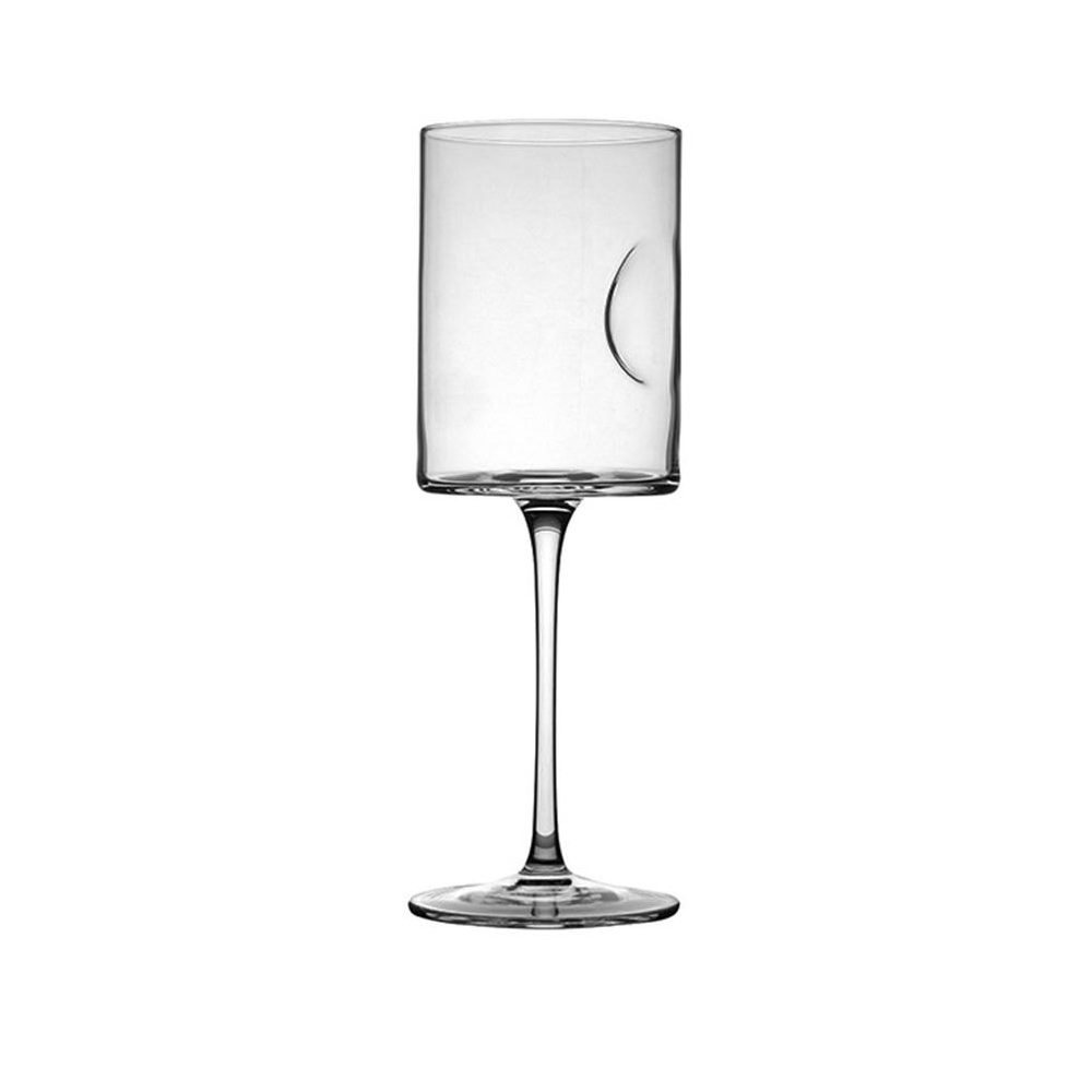 Ποτήρι Κρασιού Slim Dot Γυάλινο Διάφανο 440ml 8x22,7cm Espiel LEG266 - 