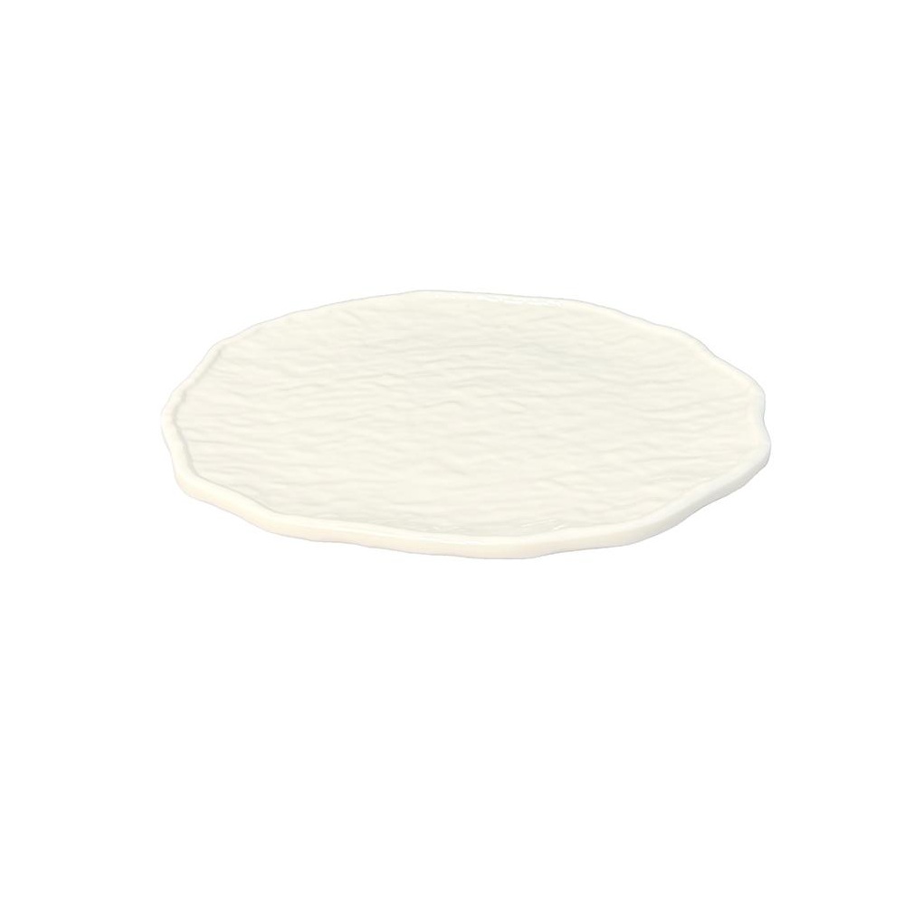 Πιάτο Ρηχό Μελαμίνης Ivory 25,5x1,6cm Celine Tria MLC2503 - 