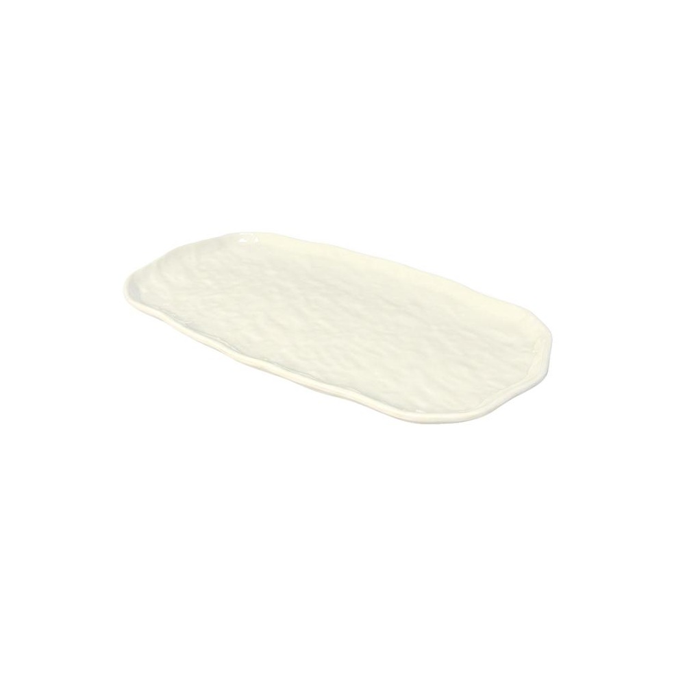Πιατέλα Ορθογώνια Μελαμίνης Ivory 32,5x17x2cm Celine Tria MLC2522 - 