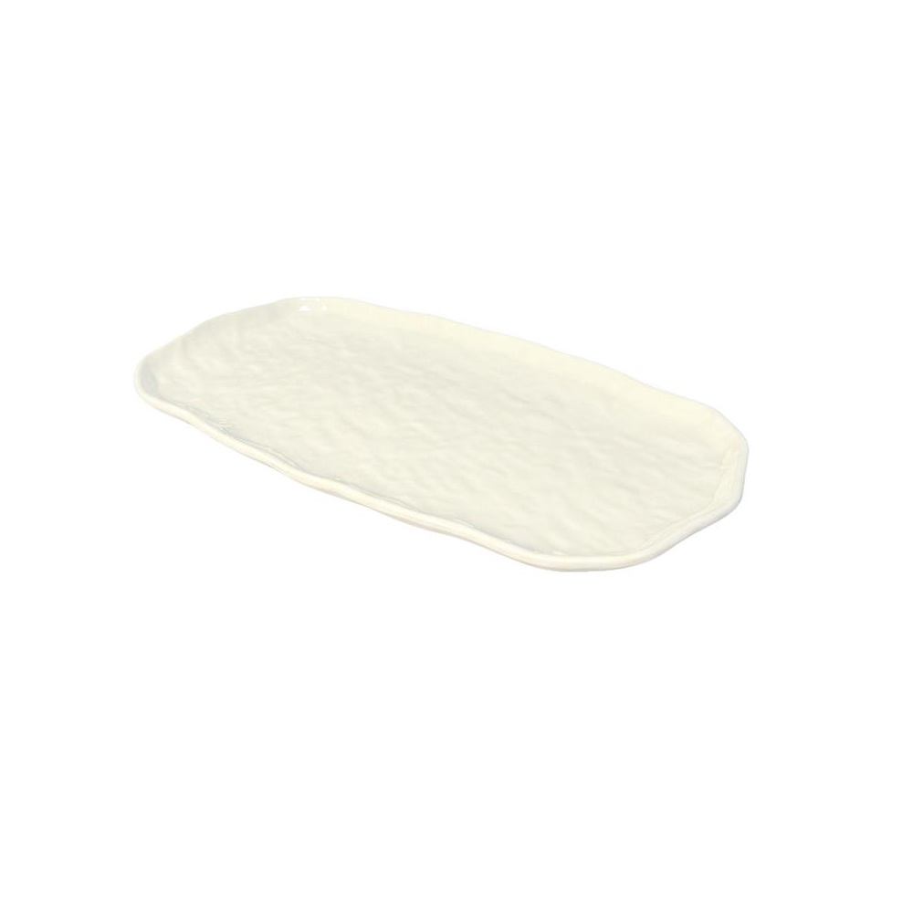 Πιατέλα Ορθογώνια Μελαμίνης Ivory 53x32x2cm Celine Tria MLC2523 - 