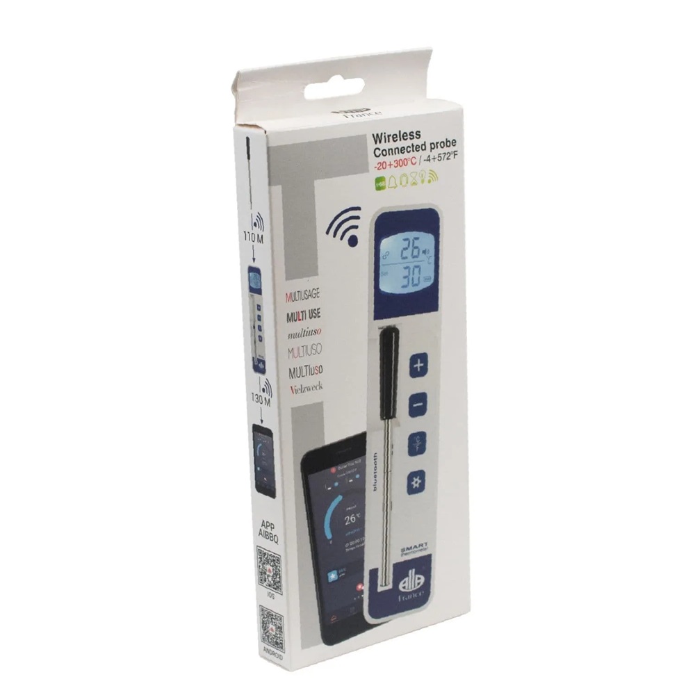 Ασύρματο Ψηφιακό Θερμόμετρο Bluetooth WiFi -20 έως 300°C με Αισθητήρα Alla France 91100-005 - 3