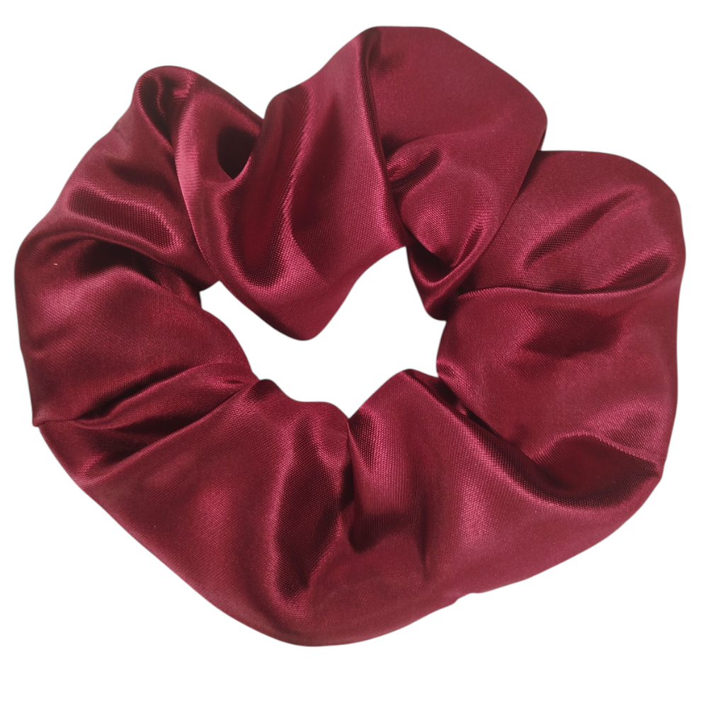 Σατέν Λαστιχάκι Μαλλιών Scrunchie – 5 Χρώματα - Κόκκινο
