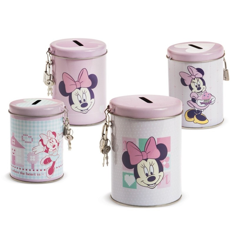 Μπομπονιέρα βάπτισης Μίνι κουμπαράς Minnie Mouse (12τμχ) - 2