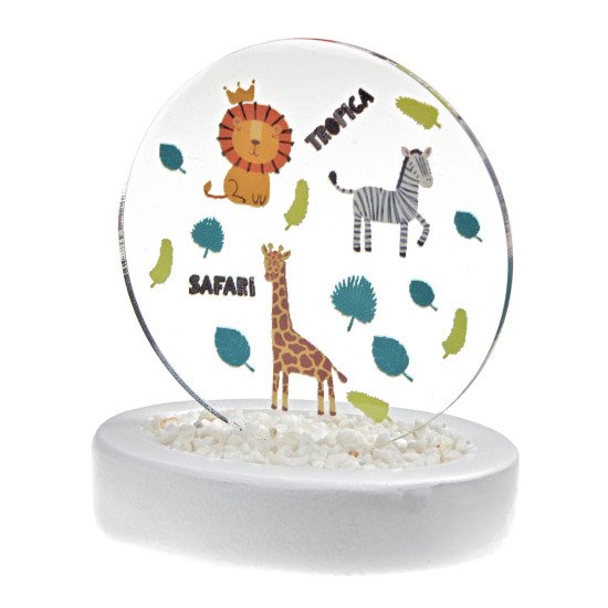 Baptism Favor Ceramic and Plexiglass Safari - 2