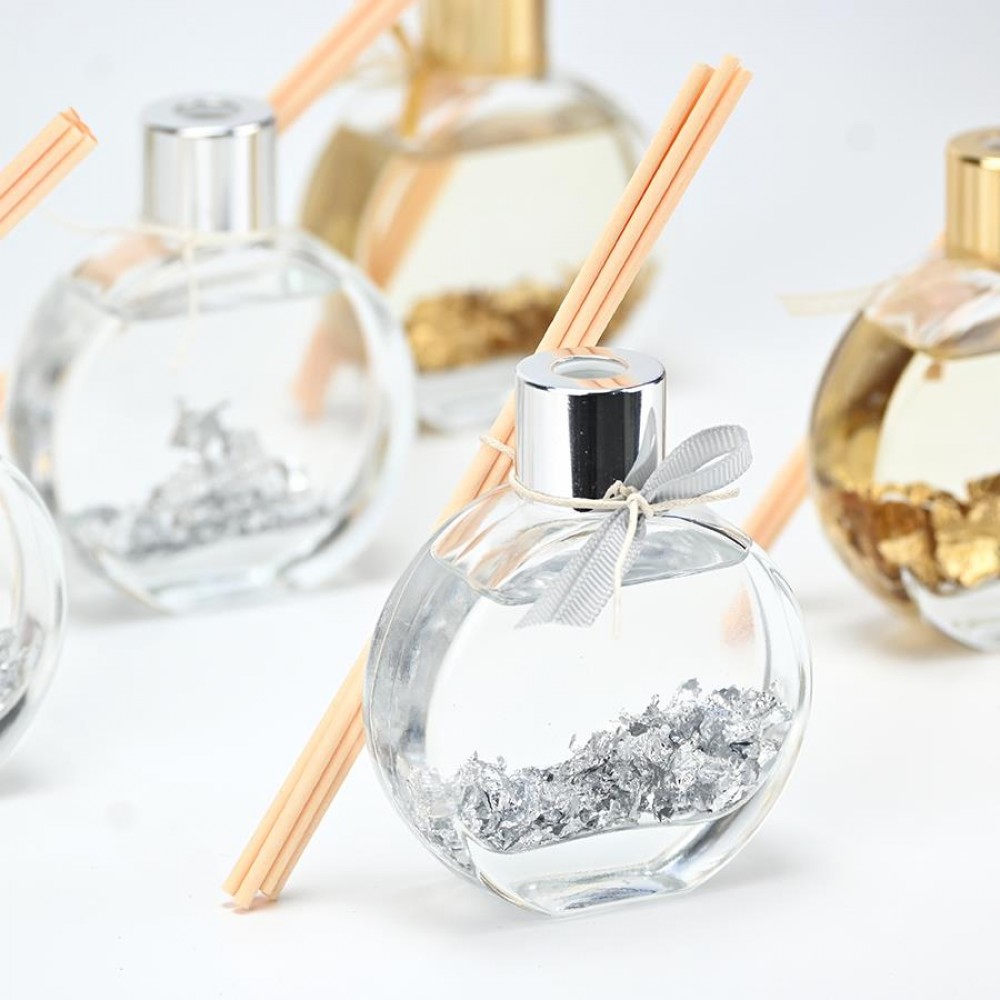 Reed Diffuser with silver leaves favor - 3