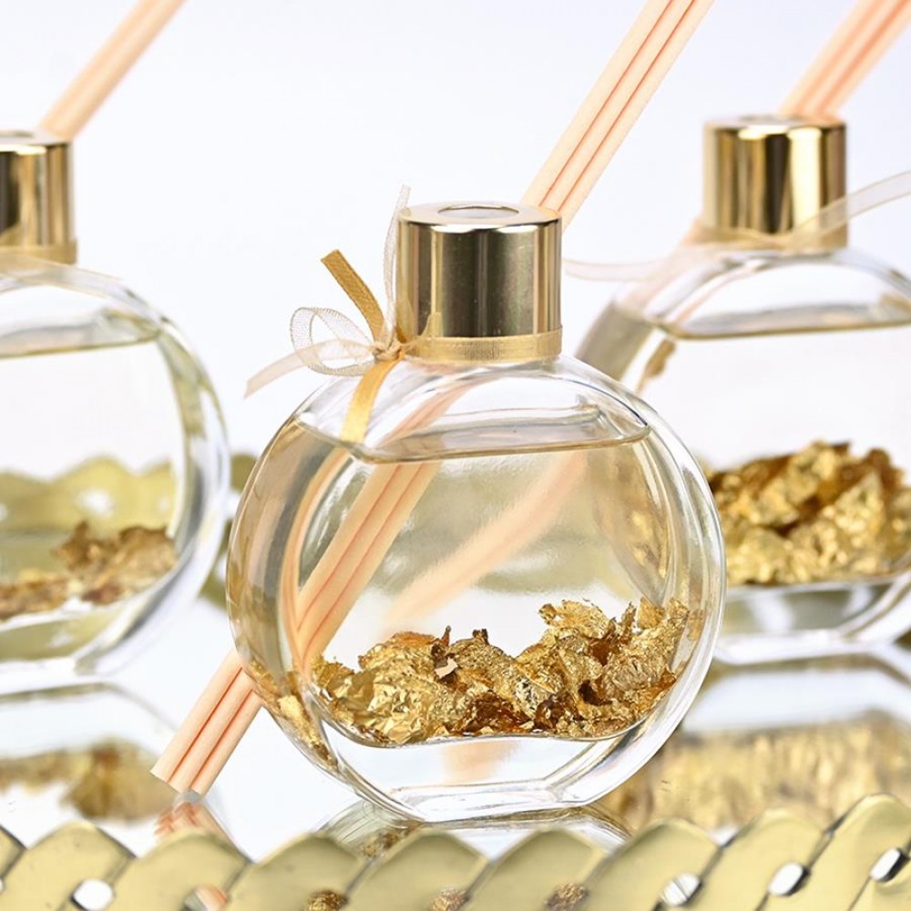 Reed Diffuser with gold leaves - 1