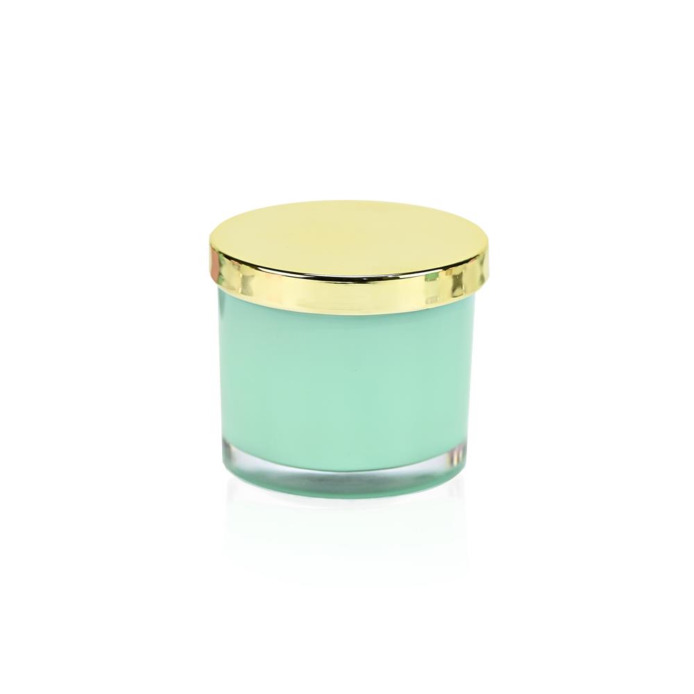 Mint candle with a golden lid favor - 5