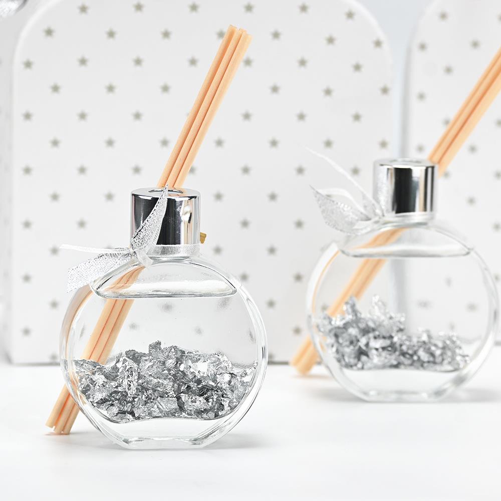 Reed Diffuser with silver leaves - 4