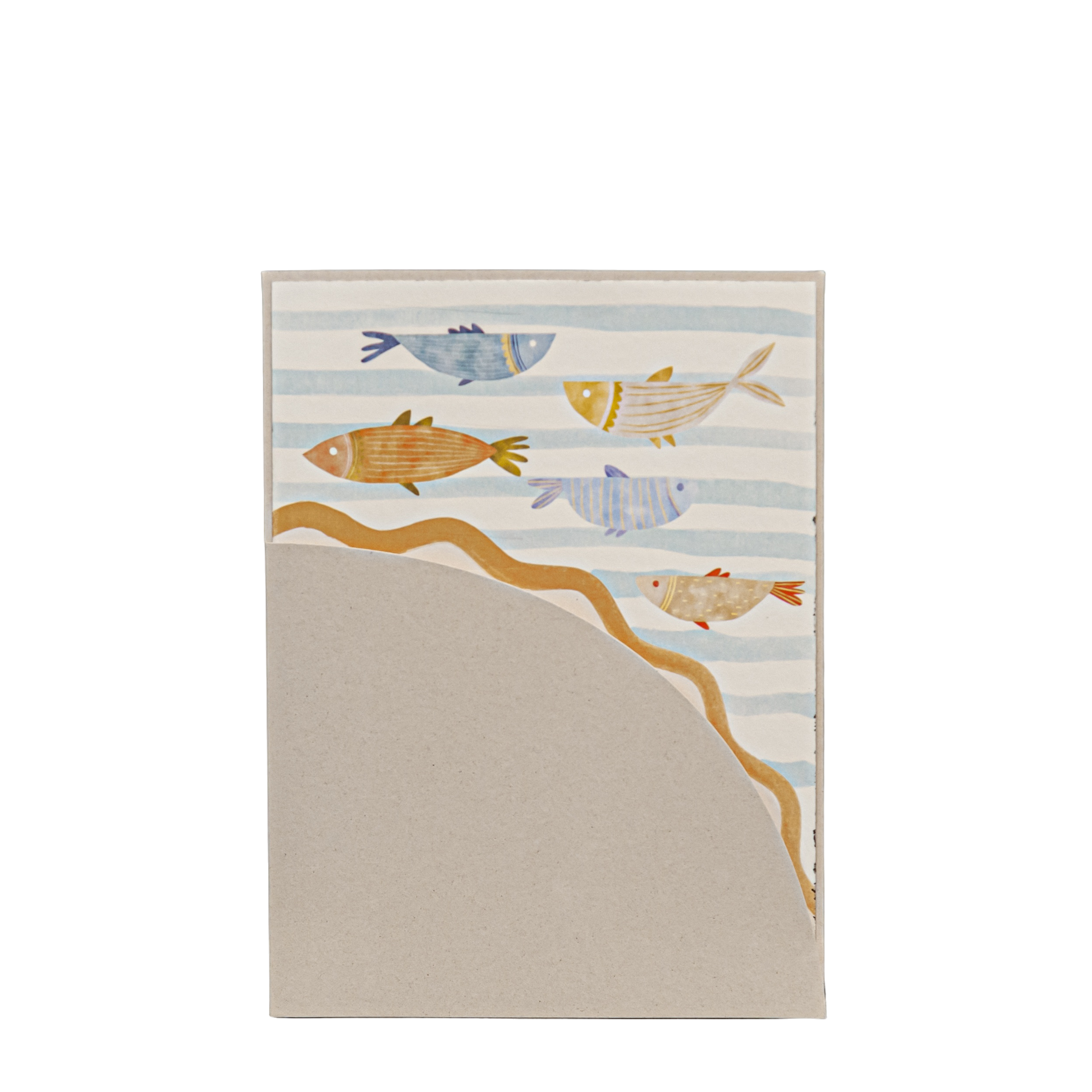 Christening Invitation for a Boy with the Theme 'Little Fish' - 3