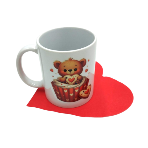 Mug with "Cupcake Bear" Print - 1