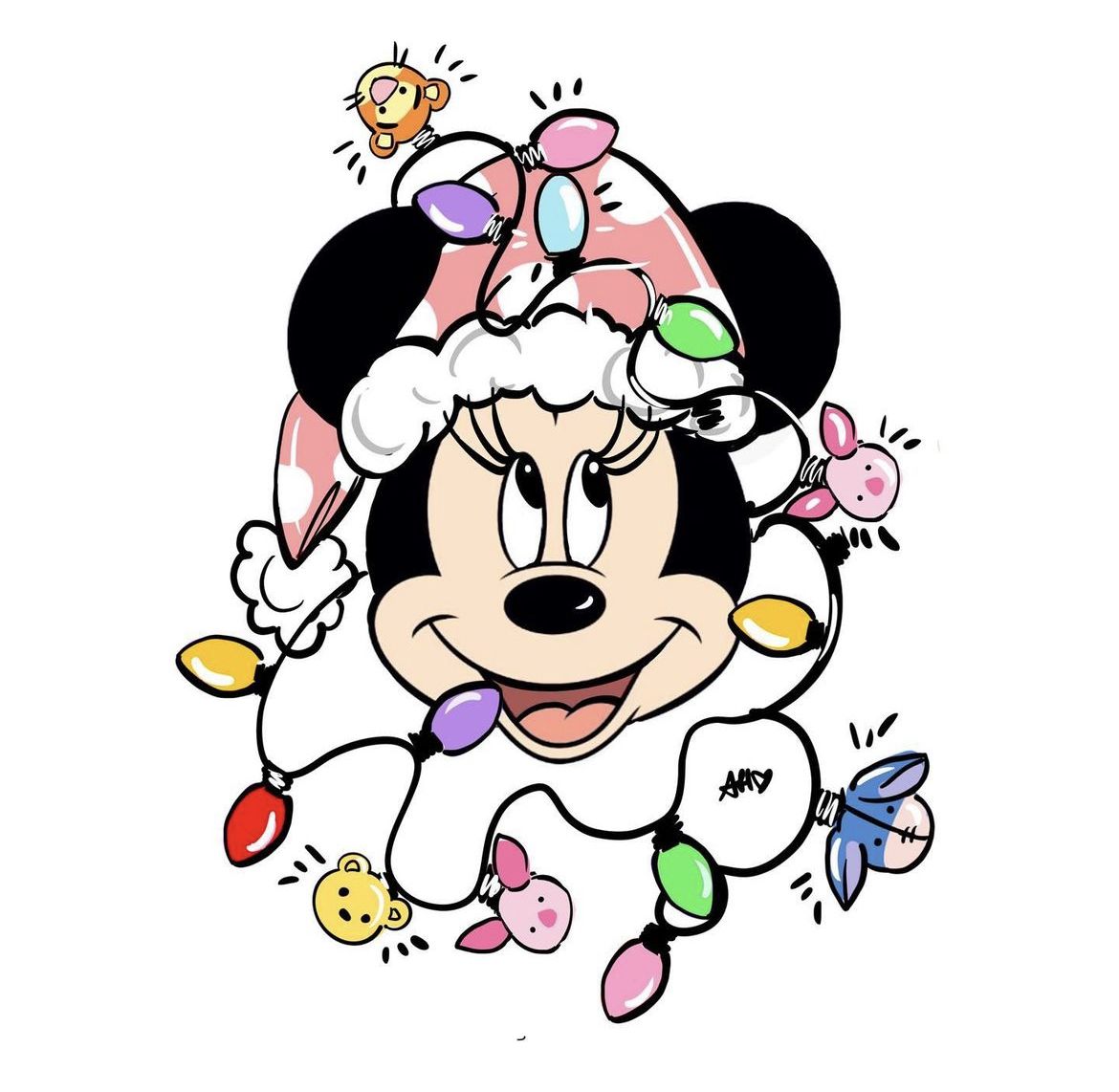 Christmas ornament "Minnie’s Festive Glow" - 3