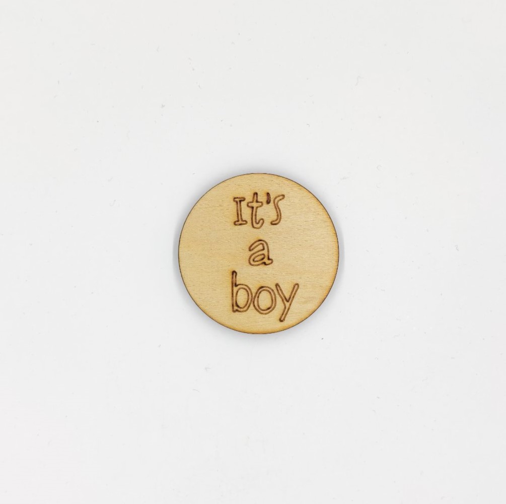 Badge it's a boy 