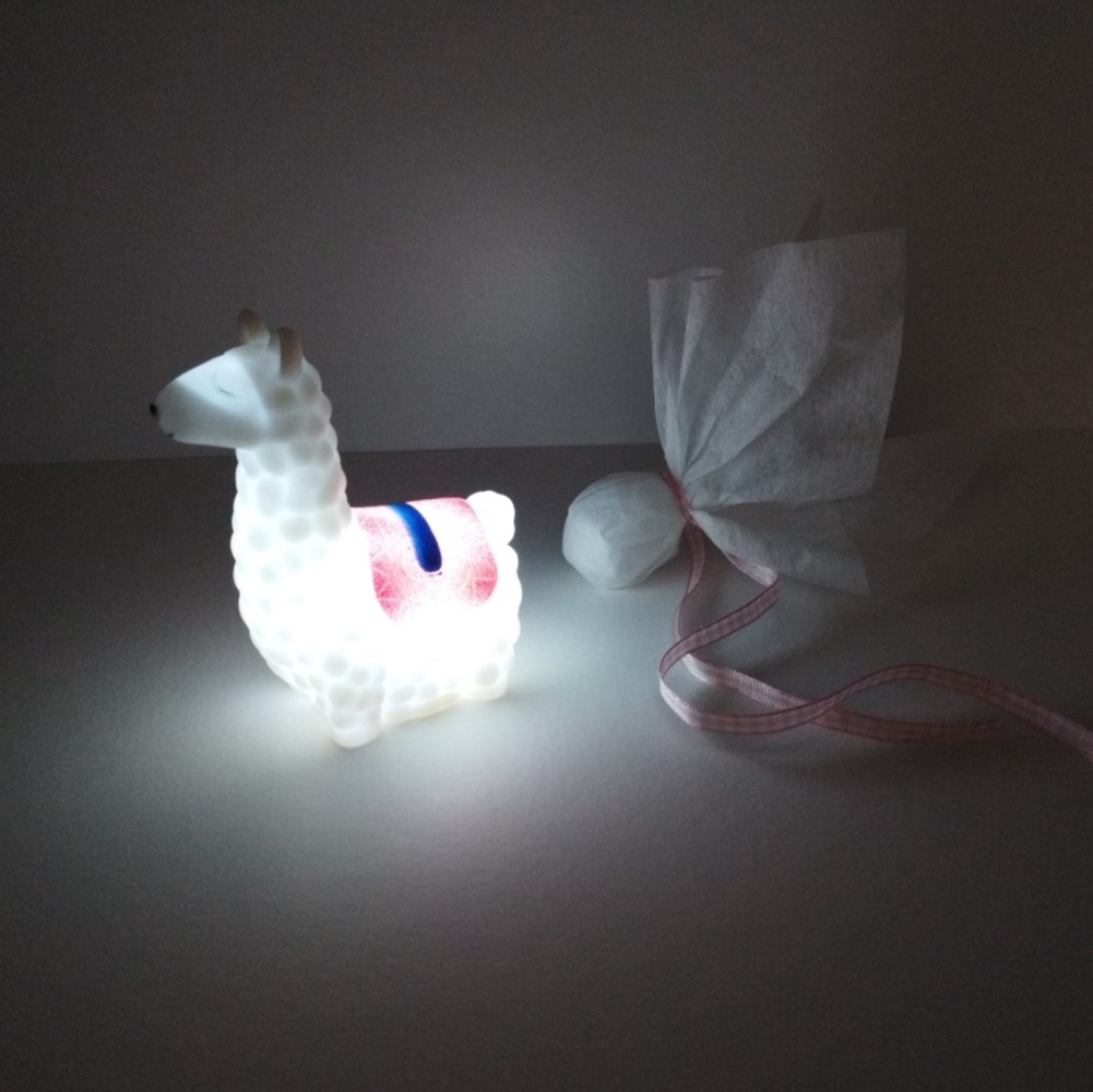 Favor decorative lama  with LED - 3