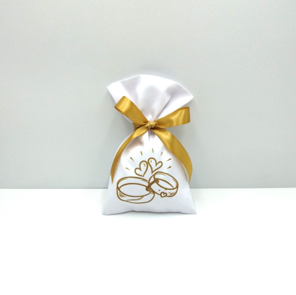 Pouch Wedding Favor with Rings - 