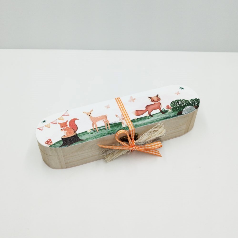 Wooden pencil case favor - 1