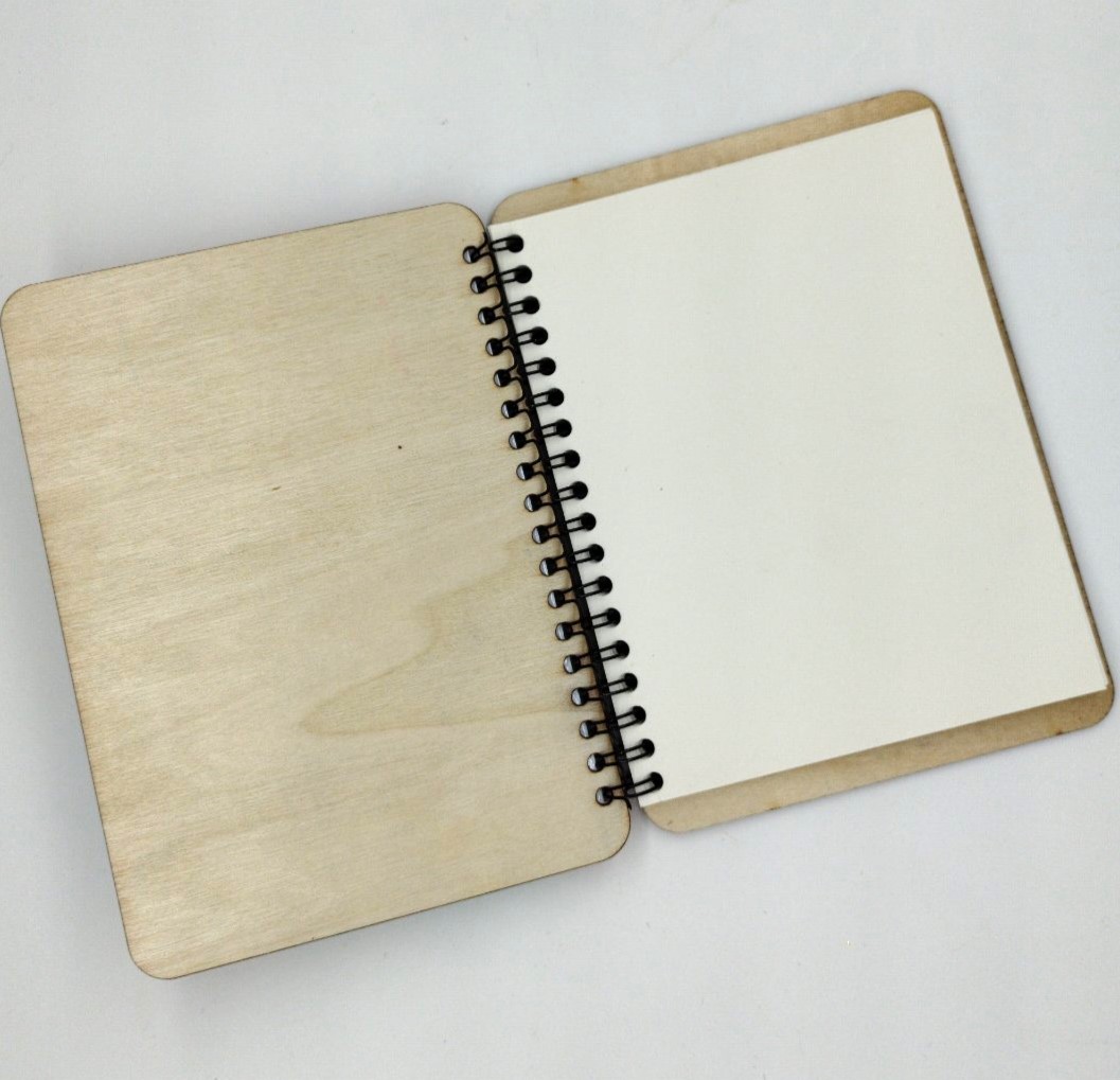 Handmade wooden notebook for teacher - 4