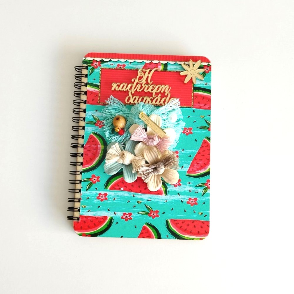 Handmade wooden notebook for teacher - 1