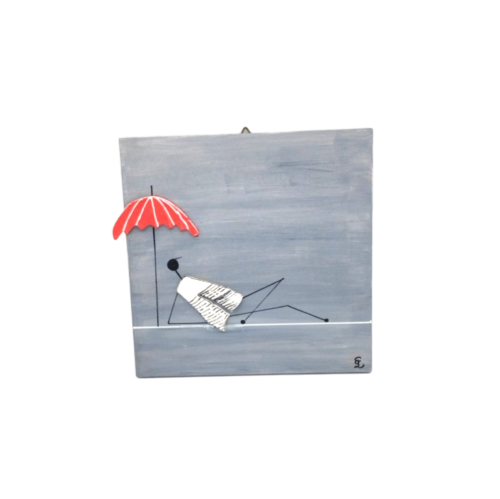 Decorative umbrella themed frame 3D - 