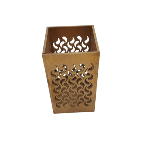 Candle holder with flame design - 3