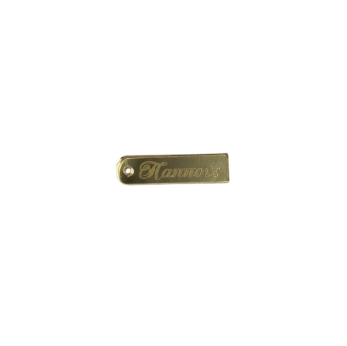 Gold mirrored plexiglass bar - 1