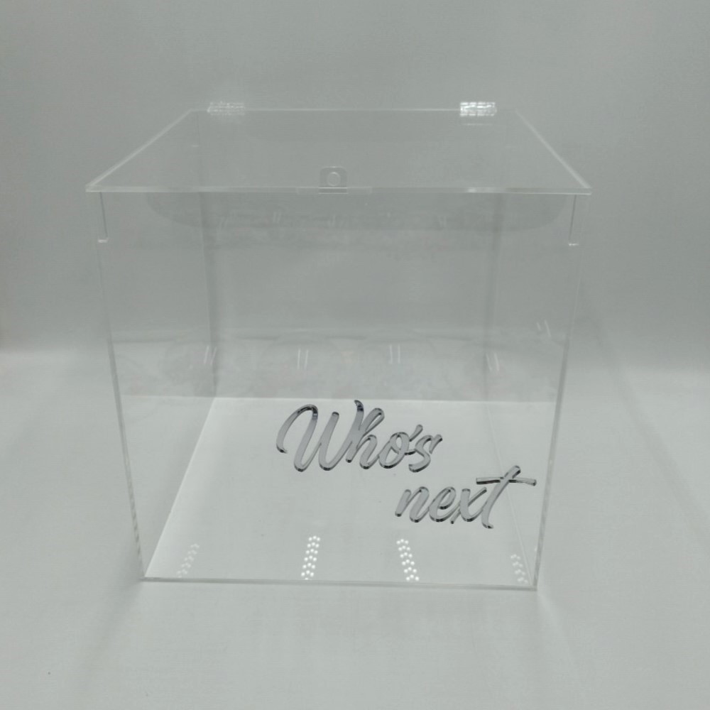 Transparent acrylic box for bouquet - 3