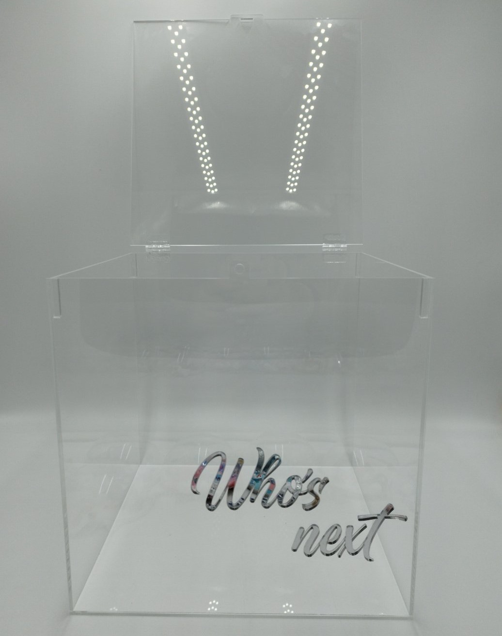 Transparent acrylic box for bouquet - 4