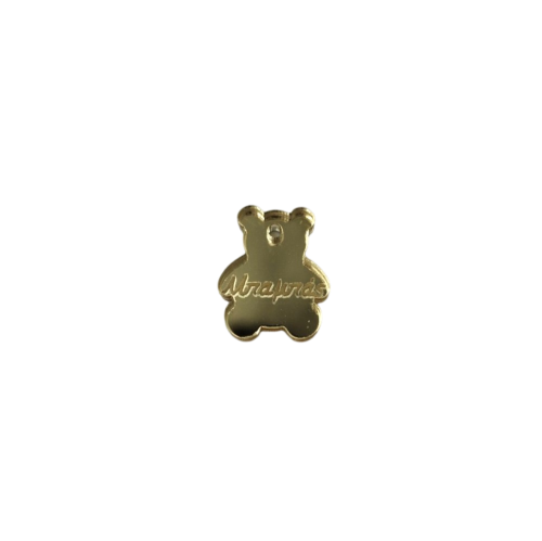 Favor Element for Bear with Engraving in Gold Plexiglass  - Father