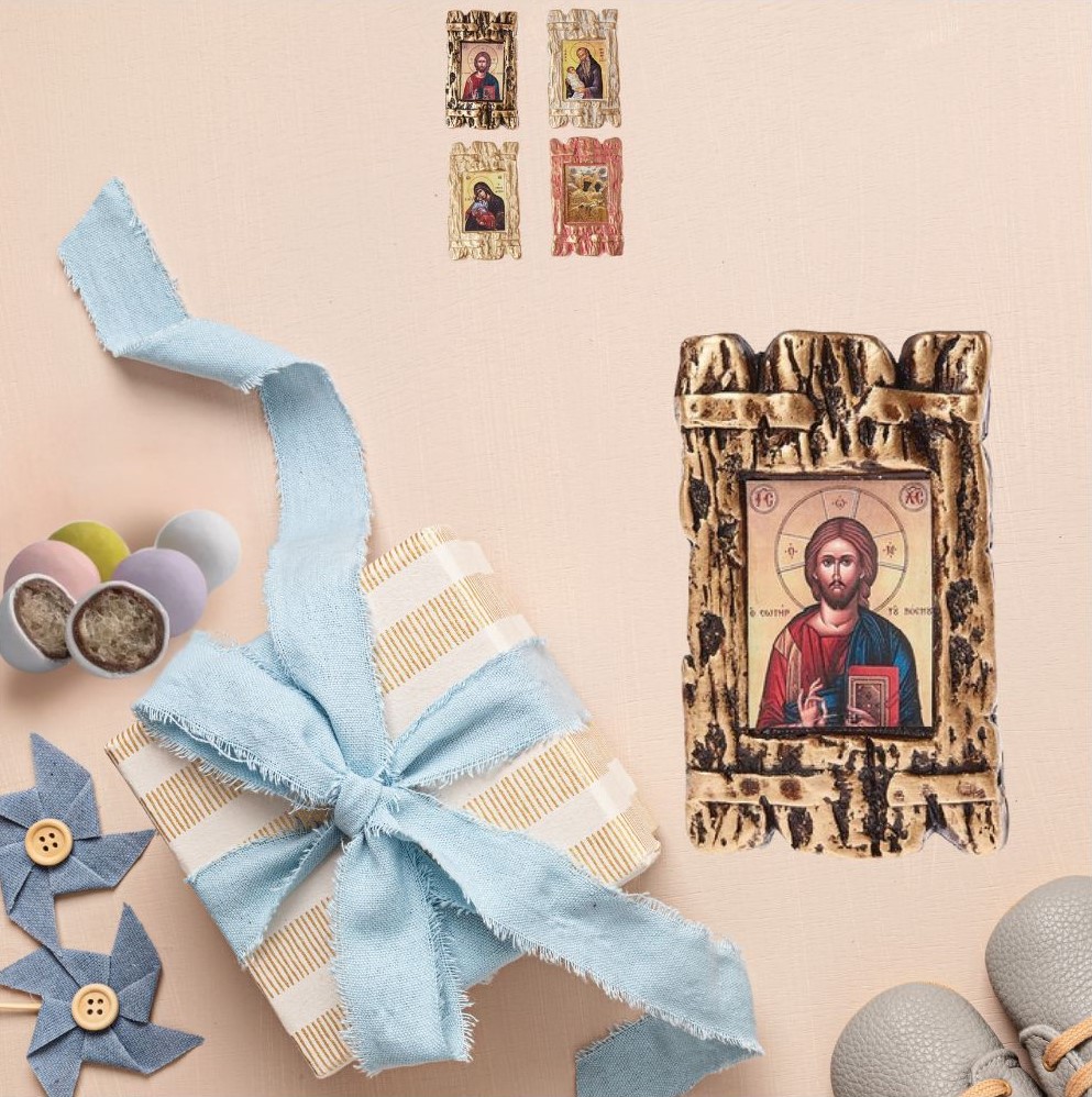 Baptism favor ceramic icon - 1