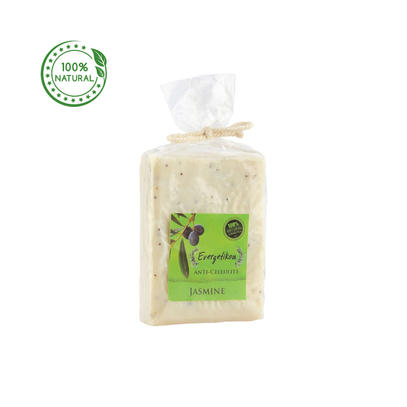 Φυσικό σαπούνι κυτταρίτιδας με παπαρουνόσπορο και αιθέριο έλαιο γιασεμί 120-140 γρ. - 2