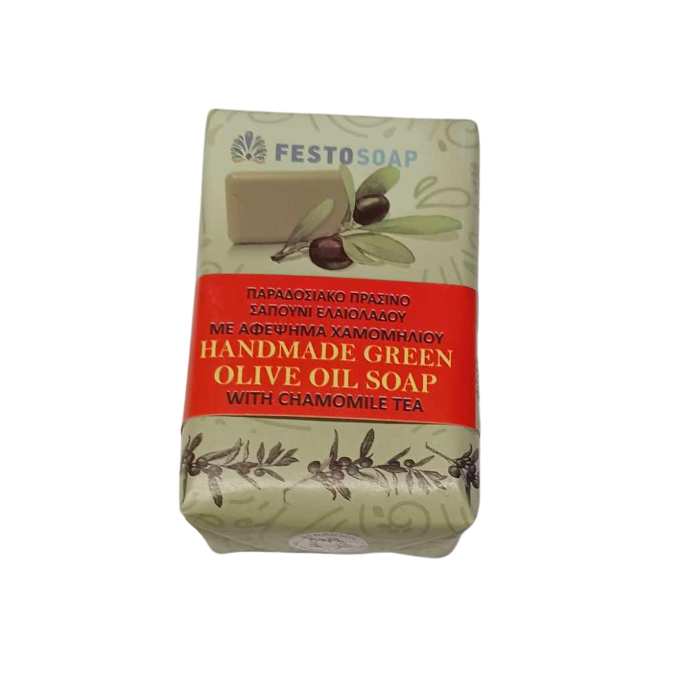 Σαπούνι πράσινο ελαιόλαδου chamomile tea - 100 gr